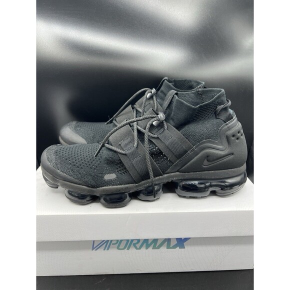 Nike Air Vapormax Flyknit Utility Triple Black Mens SZ 12 (AH6834-001) OG ALL main image 4